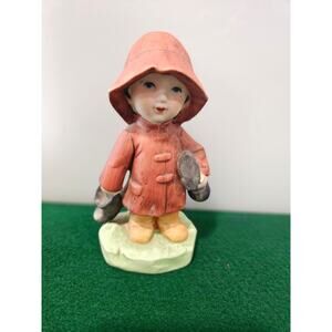 The Rainy-Day Porcelain Figure - 1960s